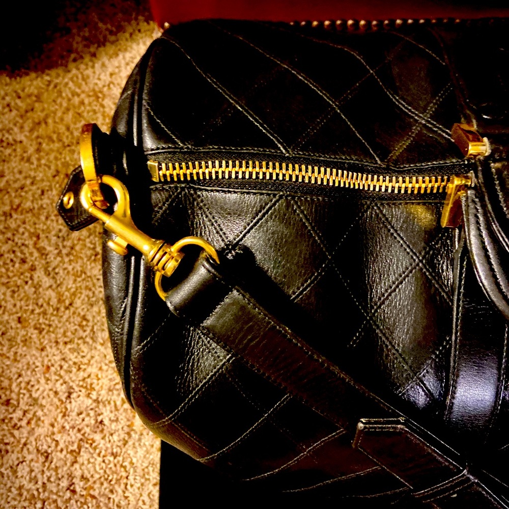 Chanel Quilted Lambskin Leather Vintage Boston Bag💎🇮🇹💼 - Picture 8 of 11